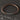 Arthur - 4mm bolo genuine leather bracelet in brown metallic