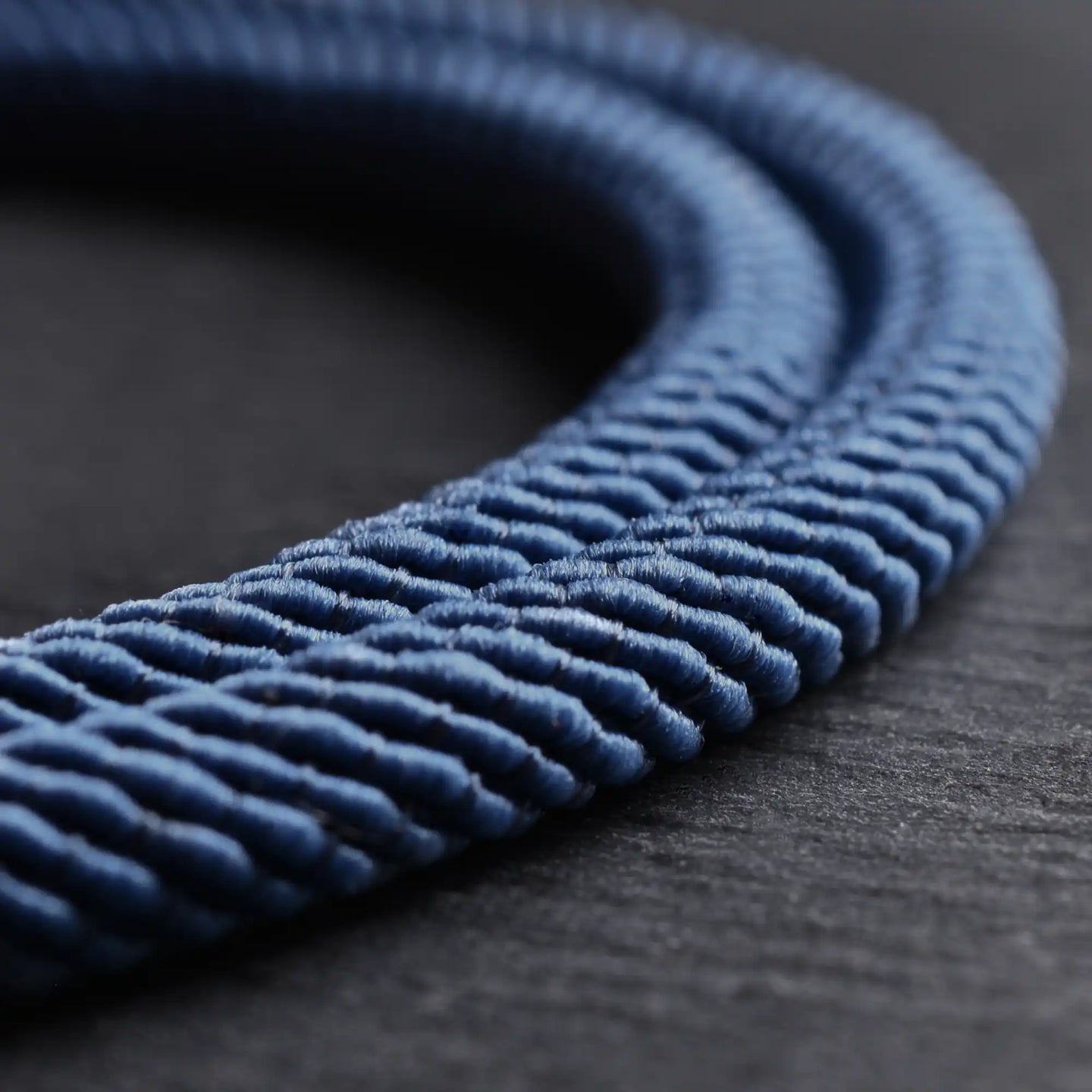 Blaise - 4mm doube-layer Milan rope bracelet in blue