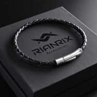 Cole - 4mm Leather Bolo Bracelet (Classic Black)