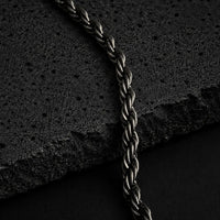 Helix — 3mm Black Rope Chain