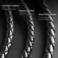 Cole - 4mm Leather Bolo Bracelet (Classic Black)
