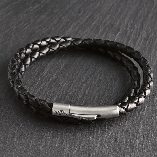 Lennox – 4mm Super Soft Nappa Bracelet (Classic Black)