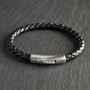 Nightfall - 6mm Nappa Leather Bracelet (Classic Black)