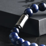 Sebastian – 8mm sodalite stone bracelet