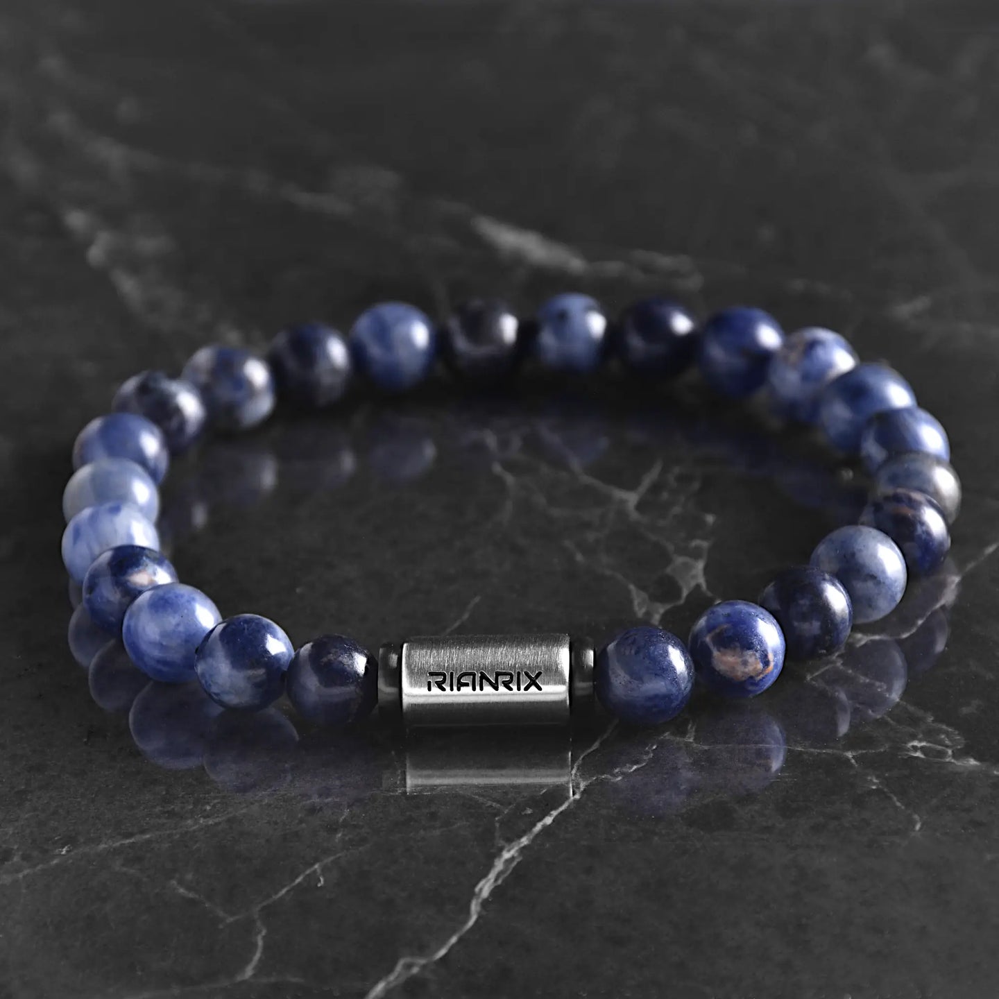 Sebastian – 8mm sodalite stone bracelet
