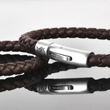 Sepia - 6mm Nappa leather bracelet in dark brown