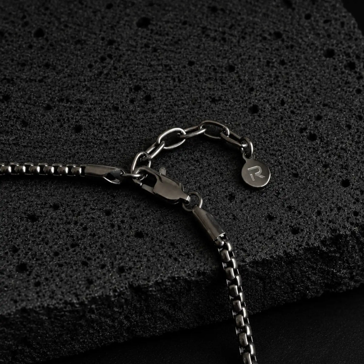 Vector — Black Bar Pendant Necklace